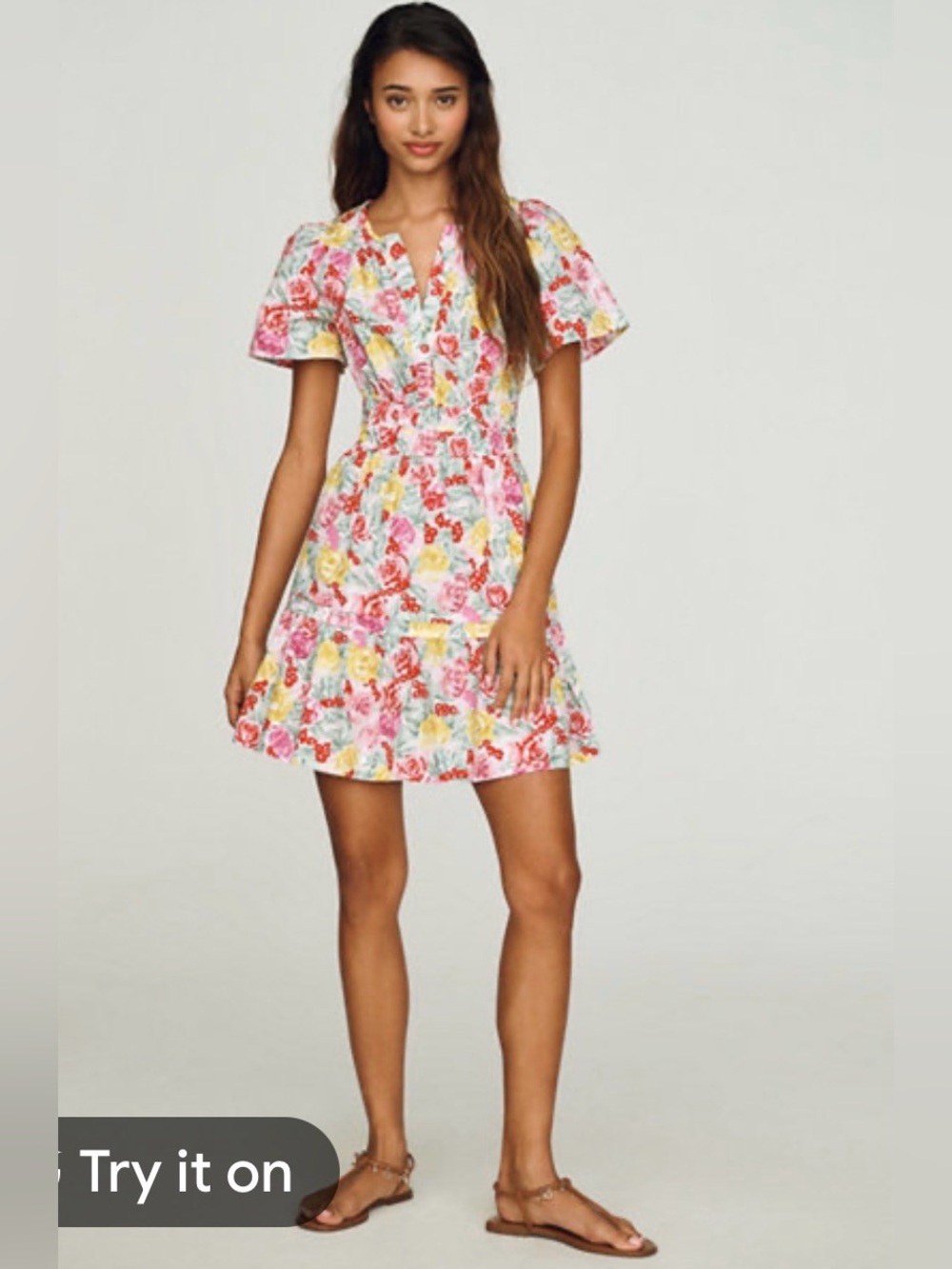 NWT Anthropologie Somerset Mini Dress Medium Floral